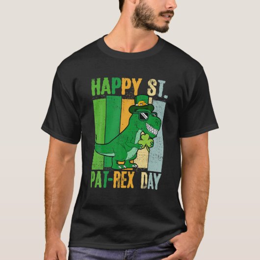Fijne St Pat Rex Day Dinosaur St Patricks Day for T-shirt (Voorkant)