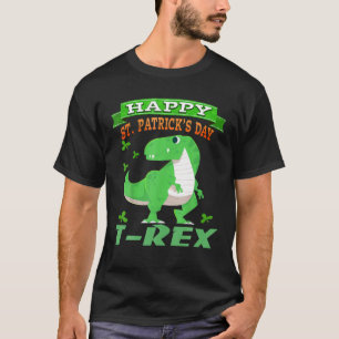 Fijne St Pat-Rex Dinosaur Saint Patrick's Day for T-shirt
