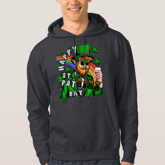 Fijne St. Pat Rizz Dag Hoodie (Voorkant)