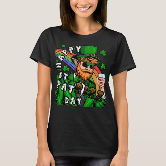 Fijne St. Pat Rizz Dag T-shirt (Voorkant)
