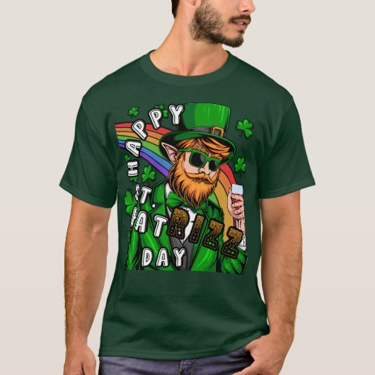 Fijne St. Pat Rizz Dag T-shirt (Voorkant)