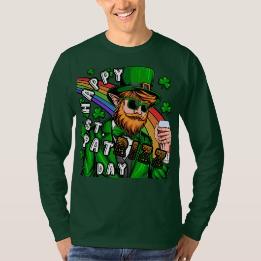 Fijne St. Pat Rizz Dag T-shirt (Voorkant)