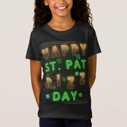Fijne St. Pat Rizz Dag T-shirt (Voorkant)