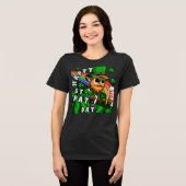 Fijne St. Pat Rizz Dag Tri-Blend Shirt (Voorkant volledig)