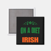 Fijne St Pat Trex Dag Dinosaur Peuter St Patricks Magneet (Voorkant / Achterkant)