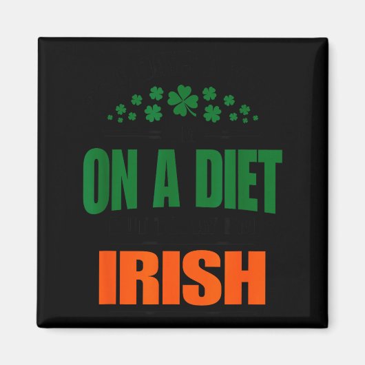 Fijne St Pat Trex Dag Dinosaur Peuter St Patricks Magneet (Voorkant)