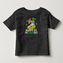 Fijne St. Pat Trex Dag Dinosaurus Peuter St. Patri Kinder Shirts