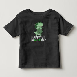 Fijne St Pat Trex Dag Dinosaurus Peuter St Patrick Kinder Shirts