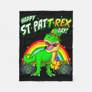 Fijne St Pat Trex Dag St Patricks Dag Schattige Di Fleece Deken