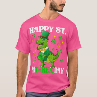 Fijne St PaTRe Dinosaur Saint Patrick's Day for Bo T-shirt