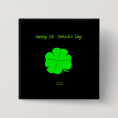 Fijne St. Patrick's Dag 2 inch vierkante knop Button 5,1 Cm (Voorkant)