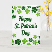 Fijne St. Patrick's Dag Kaart (Gele Bloem)