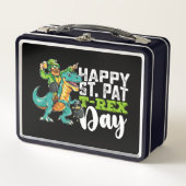 Fijne St. Patrick's Dag Pat T Rex Dinosaur (Voorkant)