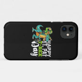 Fijne St. Patrick's Dag Pat T Rex Dinosaur Case-Mate iPhone Case (Achterkant (horizontaal))