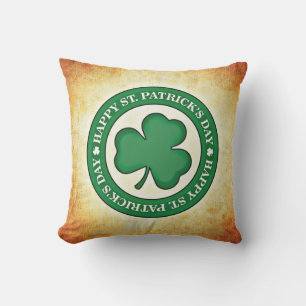 Fijne St. Patrick's Dag Shamrock Kussensloop Buitenkussen
