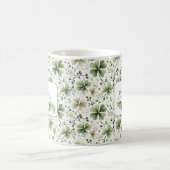 Fijne St. Patrick's Dag Shamrock Mok | Aquarel (Center)