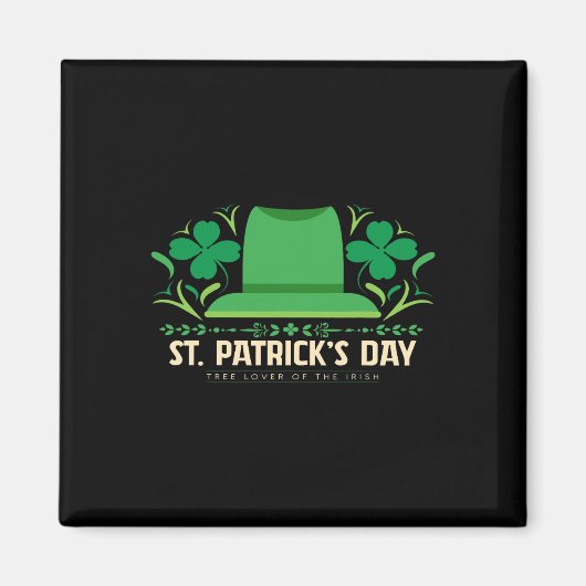 Fijne St. Patrick's Dag Verjaardag Saint Paddys Vr Magneet (Voorkant)
