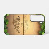 Fijne St. Patrick's Dag Wensen 🍀 Samsung Galaxy Hoesje (Achterkant horizontaal)