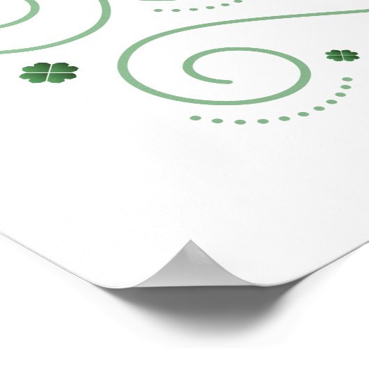 Fijne St. Patrick's Day Beveled Poster 24x24 (Hoek)