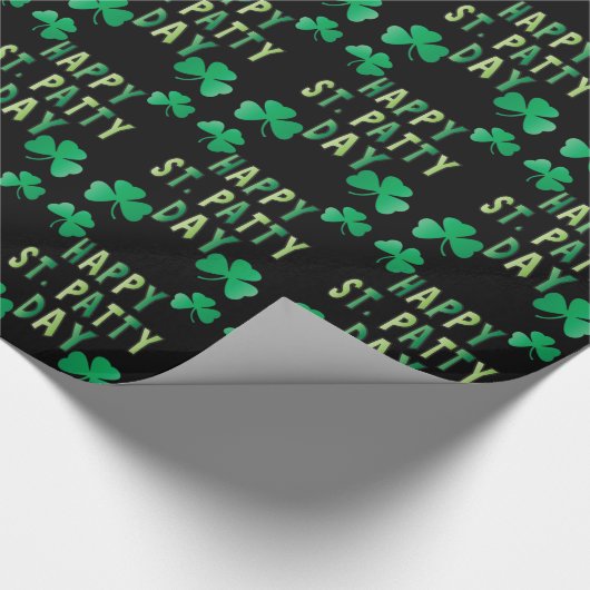 Fijne St. Patrick's Day 🍀 Cadeaupapier (Hoek)