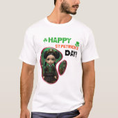 Fijne St.Patrick's Day! - Ierse pub Trivia nacht T-shirt (Voorkant)