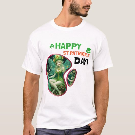 Fijne St.Patrick's Day! - Ierse tradities T-shirt (Voorkant)