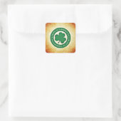 Fijne St. Patrick's Day Klaverplein Sticker (Tas)