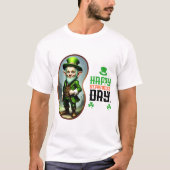 Fijne St.Patrick's Day! - Klavers en Feesten T-shirt (Voorkant)