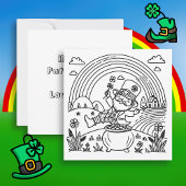 Fijne St Patrick's Day | kleurplaat Kaart