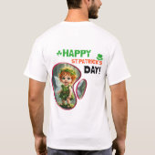 Fijne St.Patrick's Day! - Leprechaun's Hide and Se T-shirt (Achterkant)