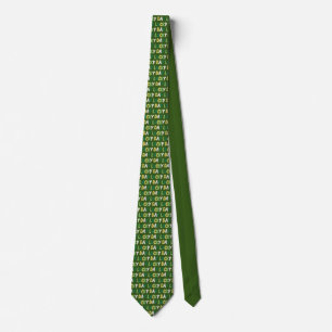Fijne St. Patrick's Day Lucky Day Fun Green Stro Stropdas