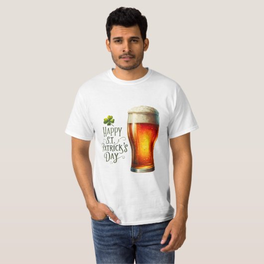 Fijne St. Patrick's Day Mannen T-shirt (Voorkant volledig)