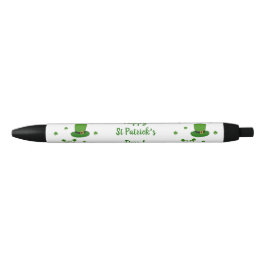Fijne St Patrick's Day Minimalist Cute Black Ink Zwarte Inkt Pen