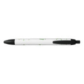 Fijne St Patrick's Day Minimalist Cute Black Ink Zwarte Inkt Pen (Achterkant)