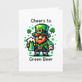 Fijne St Patrick's Day | Proost op groen bier Kaart