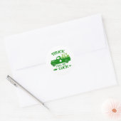 Fijne St. Patrick's Day ☘️🎉 Ronde Sticker (Envelop)