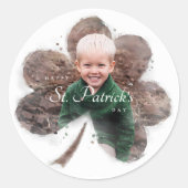 Fijne St.Patrick's Day Ronde Sticker (Voorkant)