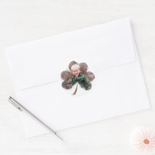 Fijne St.Patrick's Day Ronde Sticker (Envelop)