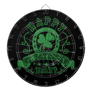 Fijne St Patrick's Day Shamrock Dartbord