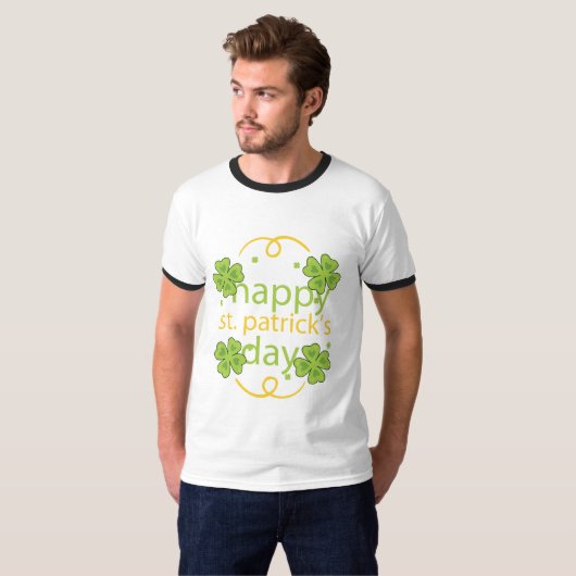Fijne St. Patrick's Day! T-shirt (Voorkant volledig)