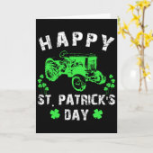 Fijne St Patrick's Day Tractor Grappige Peuter Jon Kaart (Gele Bloem)