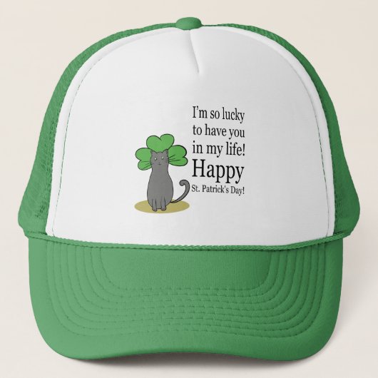 Fijne St. Patrick's Day! Trucker Pet (Voorkant)