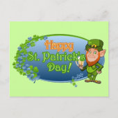 Fijne St. Patrick's Day (Ver 2) Briefkaart (Voorkant)