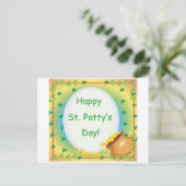 Fijne St. Patty & Apos; s Day Briefkaart (Staand voorkant)