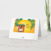 Fijne Sukkot Sukkah, Lulav en Etrog Aquarel Kaart (Achterkant)