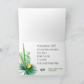 Fijne Sukkot Sukkah, Lulav en Etrog Aquarel Kaart (Binnen)