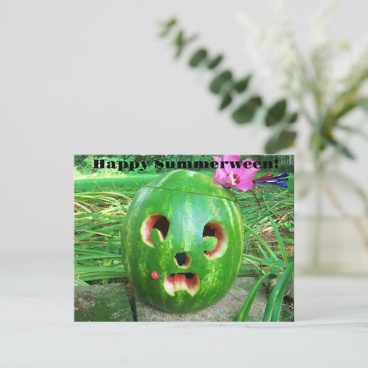 Fijne Summerween! Briefkaart (Staand voorkant)