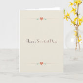 Fijne Sweetest Dag Kaart (Gele Bloem)