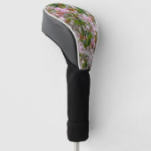 Fijne tak met bloemen appelboom golfheadcover (Schuin)
