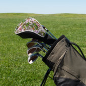 Fijne tak met bloemen appelboom golfheadcover (Insitu)